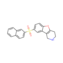 O=S(=O)(c1ccc2ccccc2c1)c1ccc2oc3c(c2c1)CNCC3 ZINC000143525608