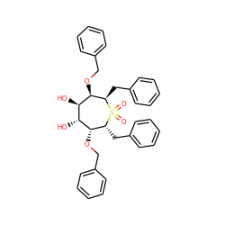 O=S1(=O)[C@H](Cc2ccccc2)[C@H](OCc2ccccc2)[C@H](O)[C@@H](O)[C@@H](OCc2ccccc2)[C@H]1Cc1ccccc1 ZINC000027094928