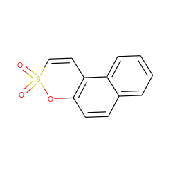 O=S1(=O)C=Cc2c(ccc3ccccc23)O1 ZINC000095581639