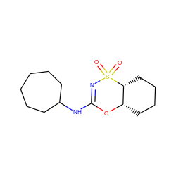 O=S1(=O)N=C(NC2CCCCCC2)O[C@H]2CCCC[C@H]21 ZINC000096273955