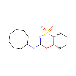 O=S1(=O)N=C(NC2CCCCCCC2)O[C@H]2CCCC[C@H]21 ZINC000096273954