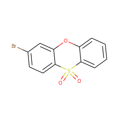 O=S1(=O)c2ccccc2Oc2cc(Br)ccc21 ZINC000013779765