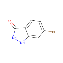 O=c1[nH][nH]c2cc(Br)ccc12 ZINC000014983467