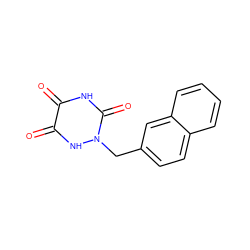 O=c1[nH]c(=O)n(Cc2ccc3ccccc3c2)[nH]c1=O ZINC000143709344