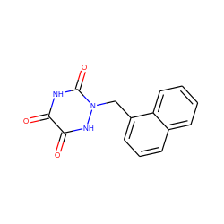 O=c1[nH]c(=O)n(Cc2cccc3ccccc23)[nH]c1=O ZINC000143794560