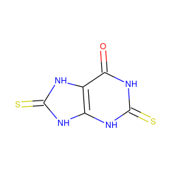 O=c1[nH]c(=S)[nH]c2[nH]c(=S)[nH]c12 ZINC000017284313