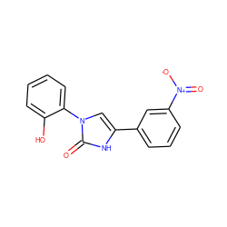 O=c1[nH]c(-c2cccc([N+](=O)[O-])c2)cn1-c1ccccc1O ZINC000299864702