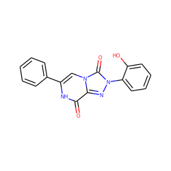 O=c1[nH]c(-c2ccccc2)cn2c(=O)n(-c3ccccc3O)nc12 ZINC001772586277