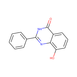 O=c1[nH]c(-c2ccccc2)nc2c(O)cccc12 ZINC000000020441