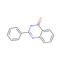 O=c1[nH]c(-c2ccccc2)nc2ccccc12 ZINC000017917305