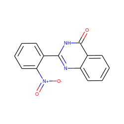 O=c1[nH]c(-c2ccccc2[N+](=O)[O-])nc2ccccc12 ZINC000035994548