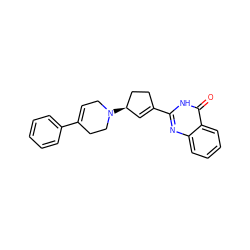 O=c1[nH]c(C2=C[C@@H](N3CC=C(c4ccccc4)CC3)CC2)nc2ccccc12 ZINC000028954628