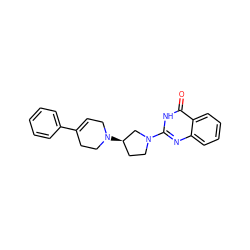 O=c1[nH]c(N2CC[C@@H](N3CC=C(c4ccccc4)CC3)C2)nc2ccccc12 ZINC000028954677