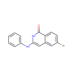 O=c1[nH]c(Nc2ccccc2)cc2cc(Br)ccc12 ZINC000015952502