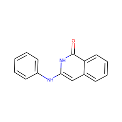 O=c1[nH]c(Nc2ccccc2)cc2ccccc12 ZINC000008578180