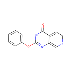 O=c1[nH]c(Oc2ccccc2)nc2cnccc12 ZINC000220948726