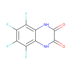 O=c1[nH]c2c(F)c(F)c(F)c(F)c2[nH]c1=O ZINC000013743990