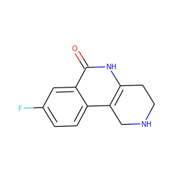 O=c1[nH]c2c(c3ccc(F)cc13)CNCC2 ZINC000013536325