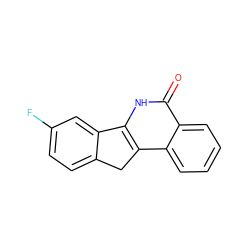 O=c1[nH]c2c(c3ccccc13)Cc1ccc(F)cc1-2 ZINC000013652896