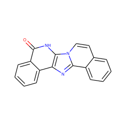 O=c1[nH]c2c(nc3c4ccccc4ccn32)c2ccccc12 ZINC000045349420