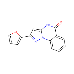 O=c1[nH]c2cc(-c3ccco3)nn2c2ccccc12 ZINC000043059668