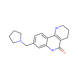 O=c1[nH]c2cc(CN3CCCC3)ccc2c2c1CCCN2 ZINC000118734047