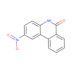 O=c1[nH]c2ccc([N+](=O)[O-])cc2c2ccccc12 ZINC000017425960