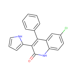 O=c1[nH]c2ccc(Cl)cc2c(-c2ccccc2)c1-c1ccc[nH]1 ZINC000006718979