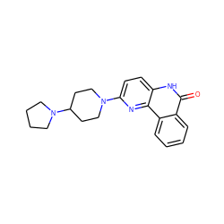 O=c1[nH]c2ccc(N3CCC(N4CCCC4)CC3)nc2c2ccccc12 ZINC000013523989