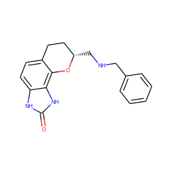 O=c1[nH]c2ccc3c(c2[nH]1)O[C@@H](CNCc1ccccc1)CC3 ZINC000013586901