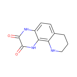 O=c1[nH]c2ccc3c(c2[nH]c1=O)NCCC3 ZINC000013743366