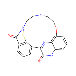 O=c1[nH]c2cccc3c2nc1-c1cccc2c(=O)n(sc12)CCNCCO3 ZINC000036188420