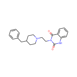 O=c1[nH]c2ccccc2c(=O)n1CCN1CCC(Cc2ccccc2)CC1 ZINC000013731473