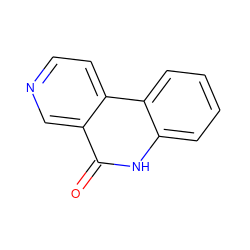 O=c1[nH]c2ccccc2c2ccncc12 ZINC000013523962