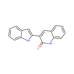 O=c1[nH]c2ccccc2cc1-c1cc2ccccc2[nH]1 ZINC000013588785