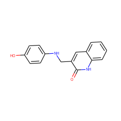 O=c1[nH]c2ccccc2cc1CNc1ccc(O)cc1 ZINC000013086661