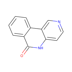 O=c1[nH]c2ccncc2c2ccccc12 ZINC000013523945