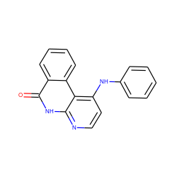 O=c1[nH]c2nccc(Nc3ccccc3)c2c2ccccc12 ZINC000096269778