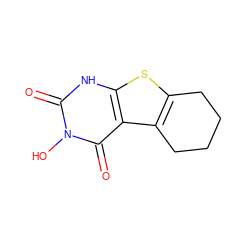 O=c1[nH]c2sc3c(c2c(=O)n1O)CCCC3 ZINC000028361198