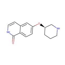 O=c1[nH]ccc2cc(O[C@@H]3CCCNC3)ccc12 ZINC000060325724