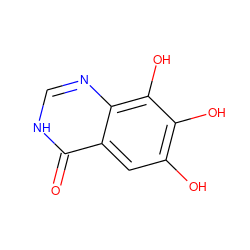 O=c1[nH]cnc2c(O)c(O)c(O)cc12 ZINC000096285601