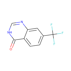 O=c1[nH]cnc2cc(C(F)(F)F)ccc12 ZINC000026894404