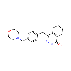 O=c1[nH]nc(Cc2ccc(CN3CCOCC3)cc2)c2c1CCCC2 ZINC000167710139