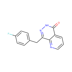 O=c1[nH]nc(Cc2ccc(F)cc2)c2ncccc12 ZINC000167710366