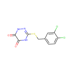 O=c1[nH]nc(SCc2ccc(Cl)c(Cl)c2)[nH]c1=O ZINC000653729214