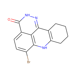 O=c1[nH]nc2c3c([nH]c4c(Br)ccc1c24)CCCC3 ZINC000150095647