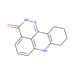 O=c1[nH]nc2c3c([nH]c4cccc1c42)CCCC3 ZINC000146394082