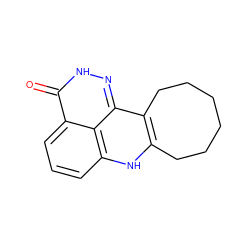 O=c1[nH]nc2c3c([nH]c4cccc1c42)CCCCCC3 ZINC000072190349