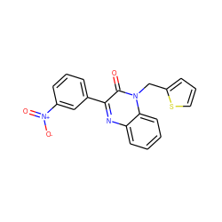 O=c1c(-c2cccc([N+](=O)[O-])c2)nc2ccccc2n1Cc1cccs1 ZINC001772604273