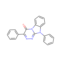 O=c1c(-c2ccccc2)nnc2n(-c3ccccc3)c3ccccc3n12 ZINC000013675603